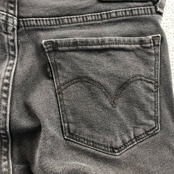 Levis Womens 711 Jeans Size 25 Skinny Leg Ankle Chic Gray Denim Casual Classic - Picture 11 of 14